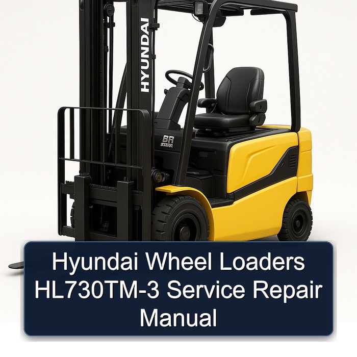 Hyundai Wheel Loaders HL730TM-3 Service Repair Manual