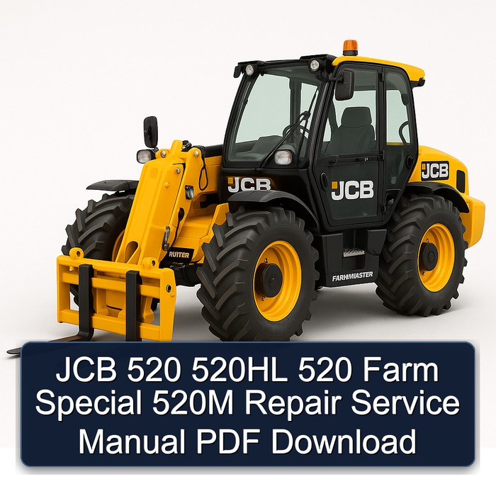 JCB 520 520HL 520 Farm Special 520M Repair Service Manual PDF Download
