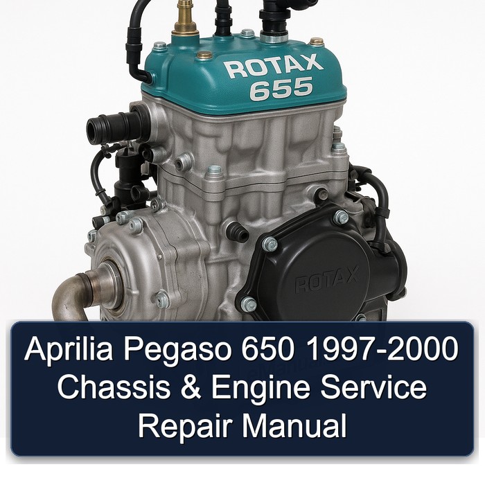 Manual de Reparación y Servicio de Chasis y Motor Aprilia Pegaso 650 (1997-2000)