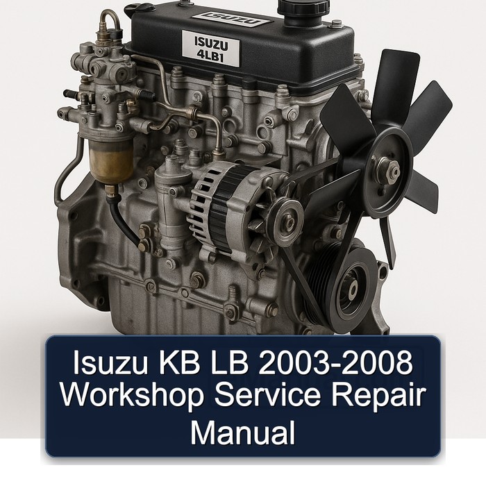 Isuzu KB LB 2003-2008 Workshop Service Repair Manual