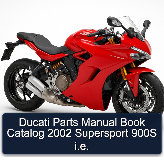 Ducati Parts Manual Book Catalog 2002 Supersport 900S i.e.