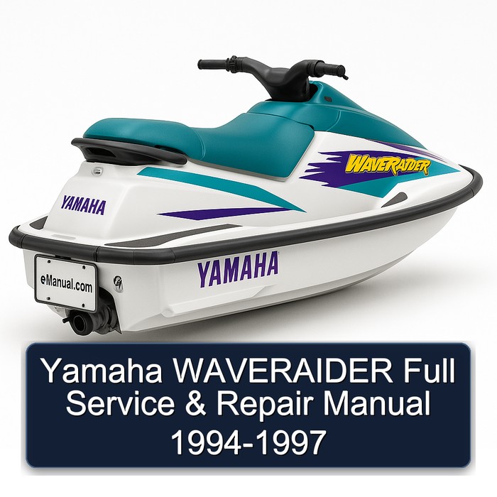 Yamaha WAVERAIDER Full Manual de servicio y reparación 1994-1997