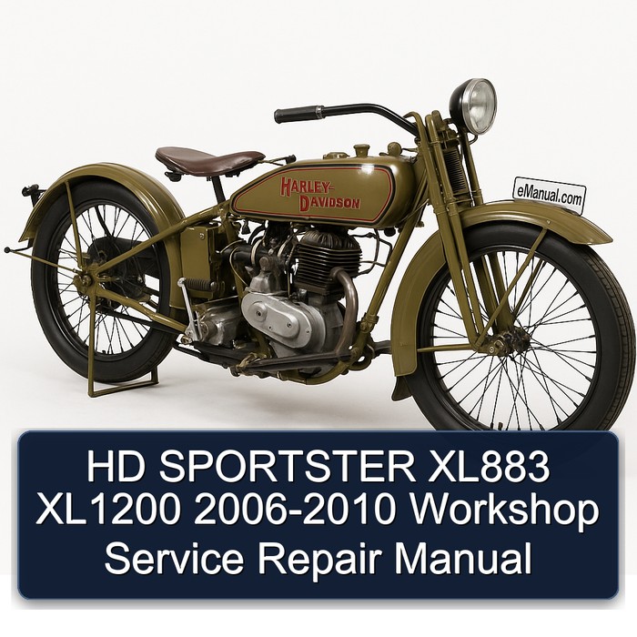 HD SPORTSTER XL883 XL1200 2006-2010 Workshop Service Repair Manual