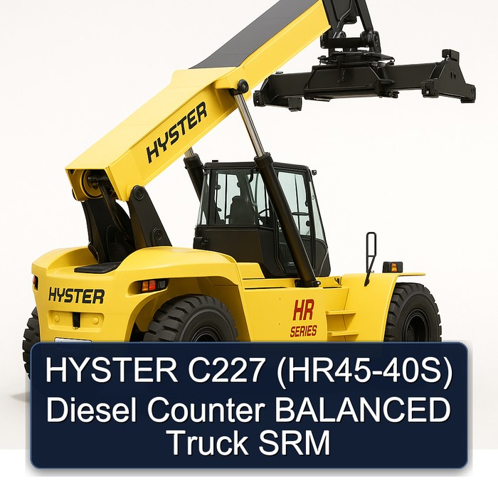 HYSTER C227 (HR45-40S) Diesel Counter BALANCED Truck SRM