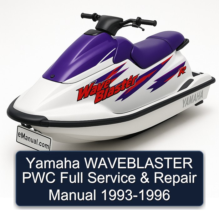 Yamaha WAVEBLASTER PWC Full Manual de servicio y reparación 1993-1996