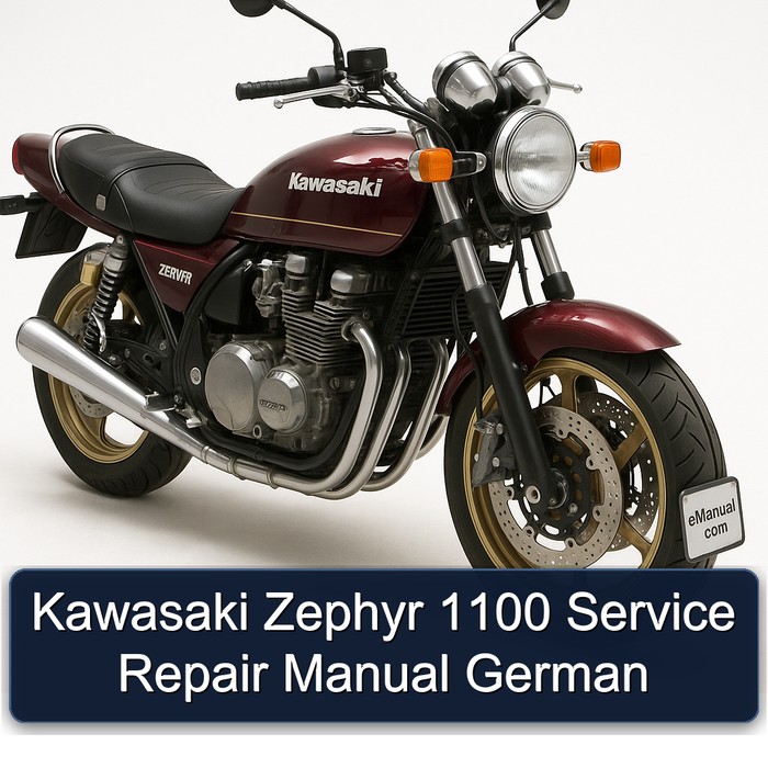 Kawasaki Zephyr 1100 Manual de servicio y reparación German