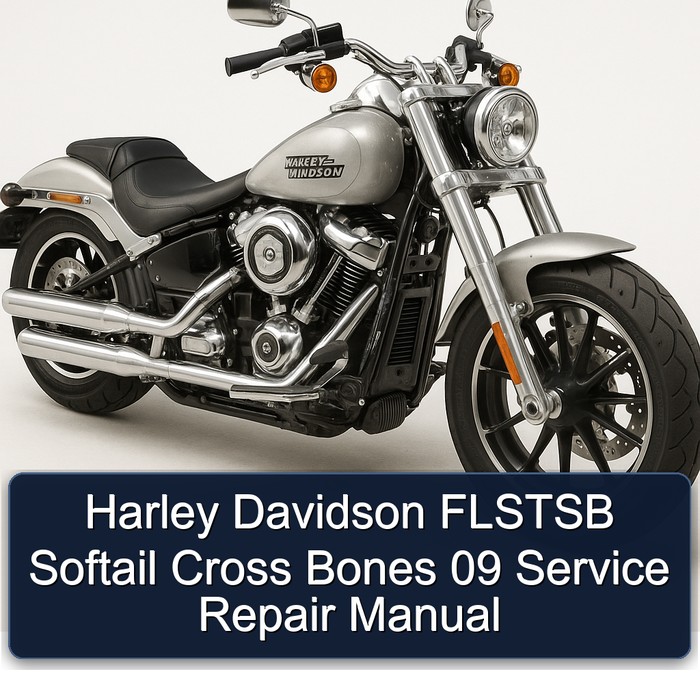 Harley Davidson FLSTSB Softail Cross Bones 09 Service Repair Manual