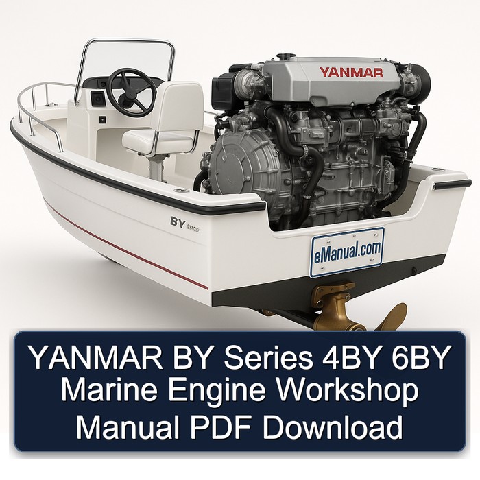 YANMAR BY Series 4BY 6BY Marine Engine Workshop Manual PDF Download