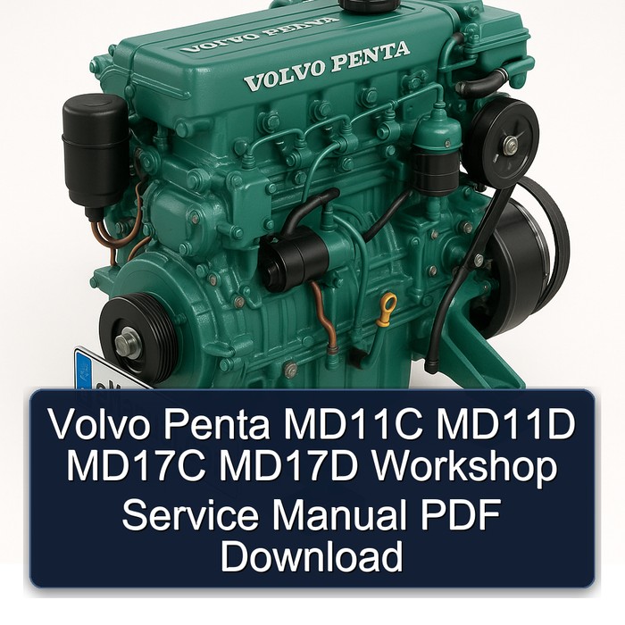 Volvo Penta MD11C MD11D MD17C MD17D Workshop Service Manual PDF Download