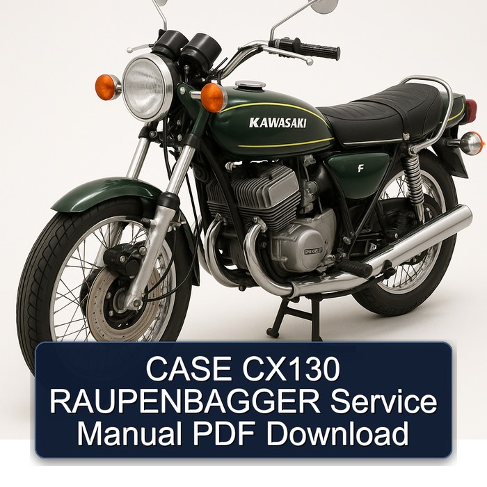 CASE CX130 RAUPENBAGGER Service Manual PDF Download