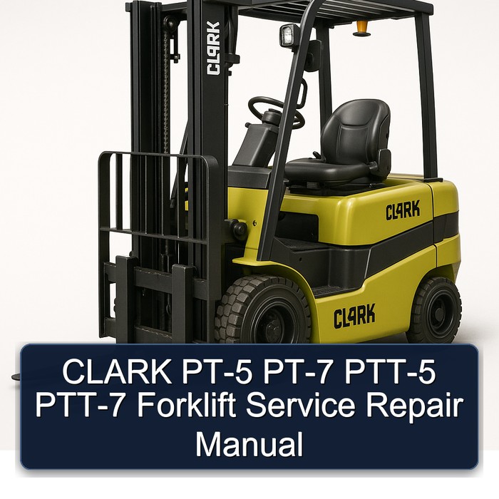 Reparaturhandbuch für Gabelstapler CLARK PT-5, PT-7, PTT-5, PTT-7