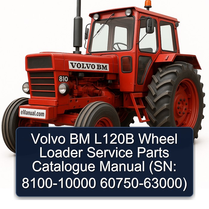 Volvo BM L120B Radlader Ersatzteilkatalog Manual