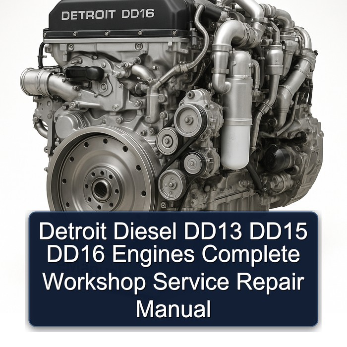 Manual de Reparación y Servicio Completo para Motores Detroit Diesel DD13, DD15 y DD16