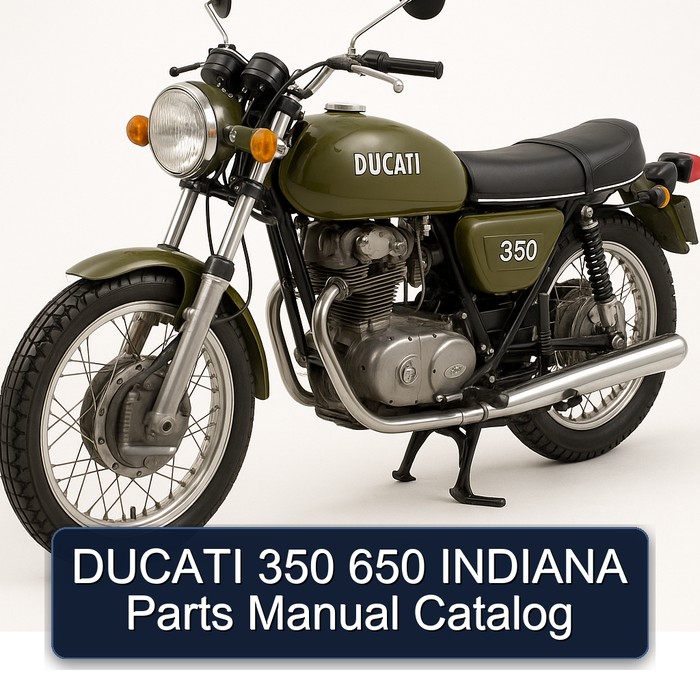DUCATI 350 650 INDIANA Parts Manual Catalog