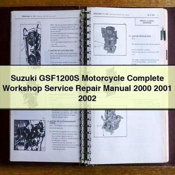 Suzuki GSF1200S Motorcycle Workshop Service Repair Manual PDF Download