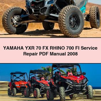 Yamaha YXR 70 FX RHINO 700 FI Service Repair Manual 2008