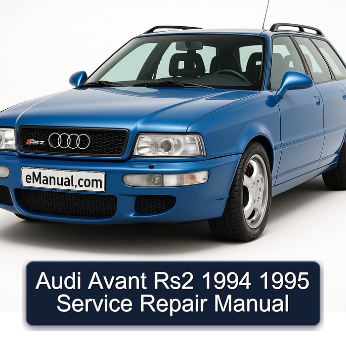 Audi Avant Rs2 1994 1995 Manual de servicio y reparación
