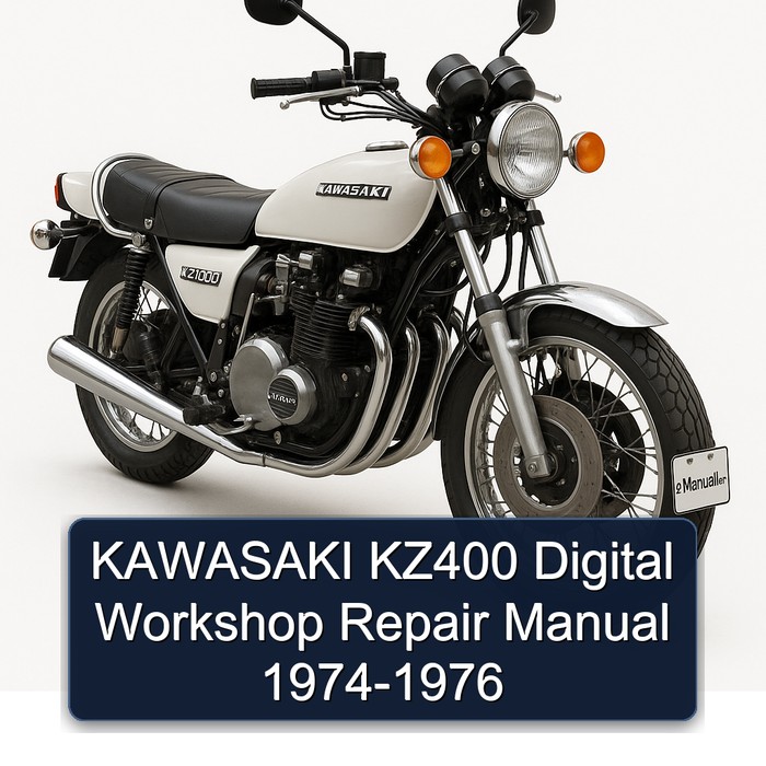 KAWASAKI KZ400 Digital Workshop Repair Manual 1974-1976