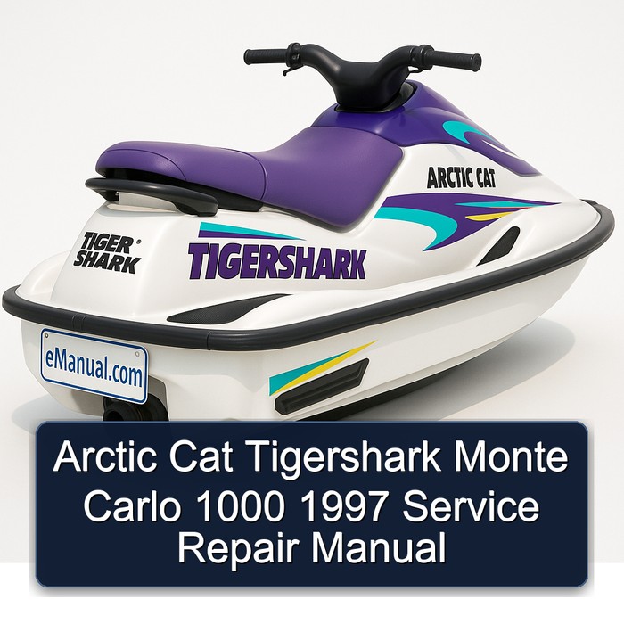 Arctic Cat Tigershark Monte Carlo 1000 1997 Service Repair Manual 