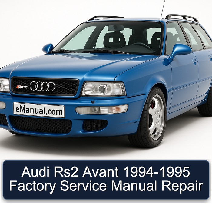 Audi Rs2 Avant 1994-1995 Factory Service Manual Repair