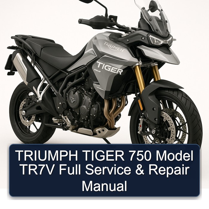 TRIUMPH TIGER 750 Model TR7V Full Manual de servicio y reparación