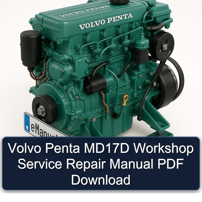 Volvo Penta MD17D Workshop Manual de servicio y reparación PDF Download