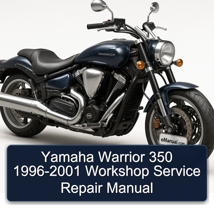 Yamaha Warrior 350 1996-2001 Workshop Manual de servicio y reparación