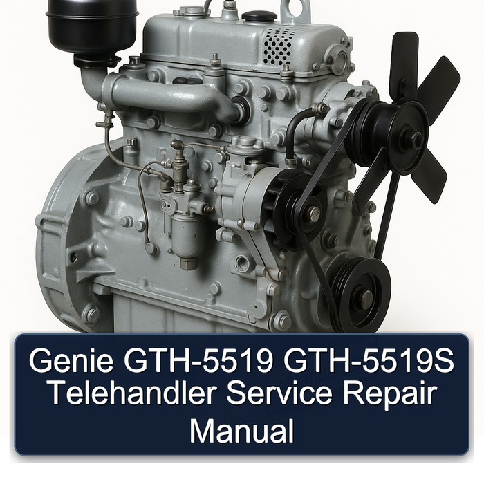 Genie GTH-5519 GTH-5519S Telehandler Manual de servicio y reparación