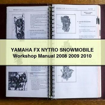 Yamaha FX Nytro Snowmobile Workshop Service Repair Manual PDF Download