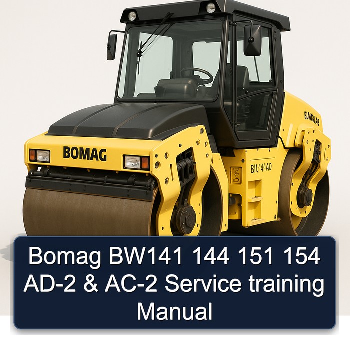 Bomag BW141 144 151 154 AD-2 & AC-2 Service training Manual