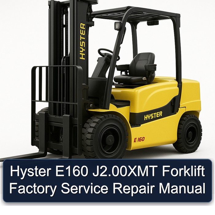 Hyster E160 J2.00XMT Gabelstapler: Werkstatthandbuch