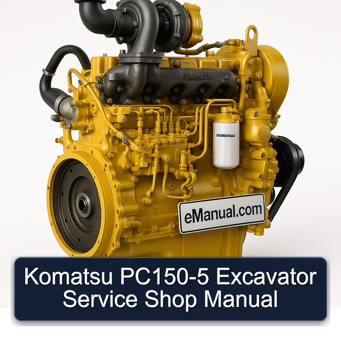 Komatsu PC150-5 Excavator Service Shop Manual 