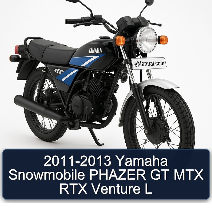 2011-2013 Yamaha Snowmobile PHAZER GT MTX RTX Venture L