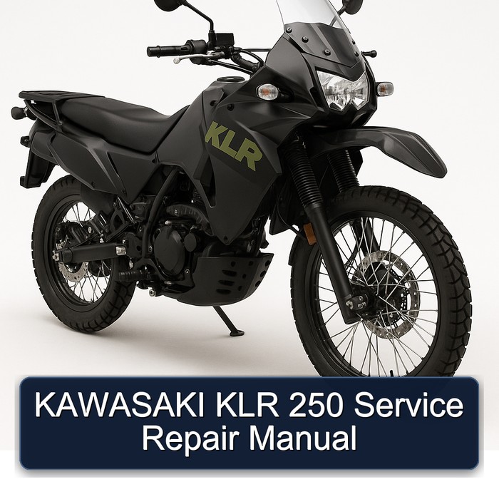 KAWASAKI KLR 250 Manual de servicio y reparación