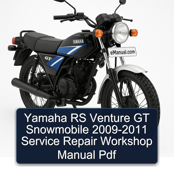 Yamaha RS Venture GT Snowmobile 2009-2011 Service Repair Workshop Manual  Pdf