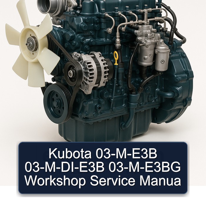 Kubota 03-M-E3B / 03-M-DI-E3B / 03-M-E3BG Werkstatt-Handbuch