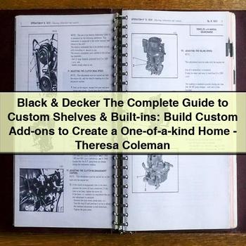Black & Decker the Complete Guide to Custom Shelves & Built-Ins PDF Download