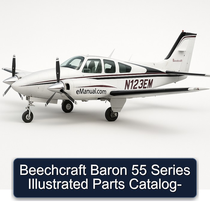 Beechcraft Baron 55 Series Illustrated Parts Catalog-