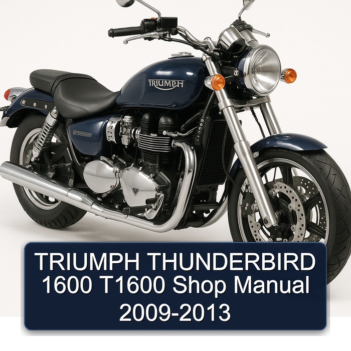 TRIUMPH THUNDERBIRD 1600 T1600 Shop Manual 2009-2013