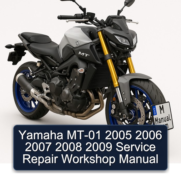 Yamaha MT-01 2005 2006 2007 2008 2009 Service Repair Workshop Manual