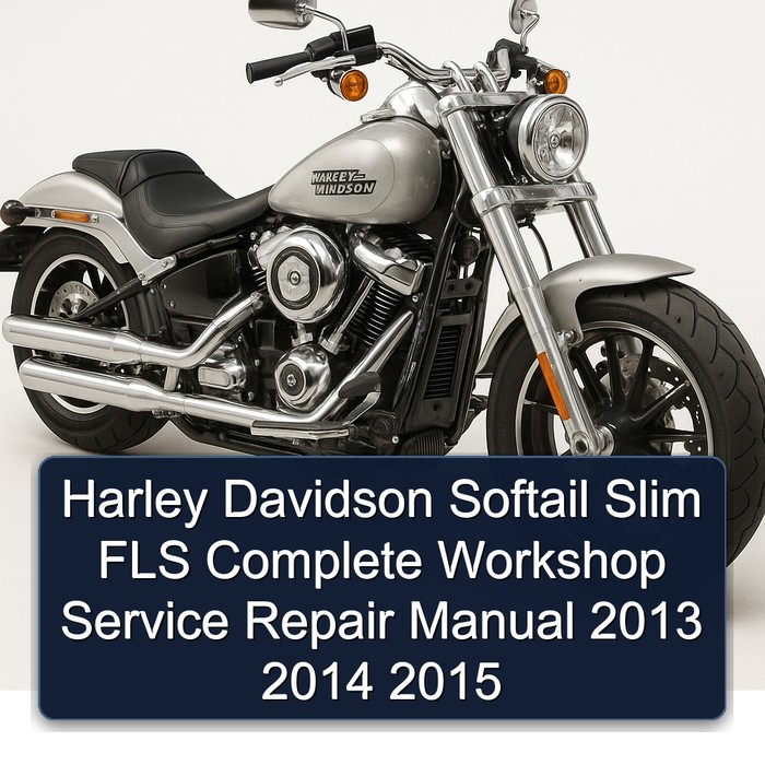 Harley Davidson Softail Slim FLS Manual completo de servicio y reparación del taller 2013 2014 2015