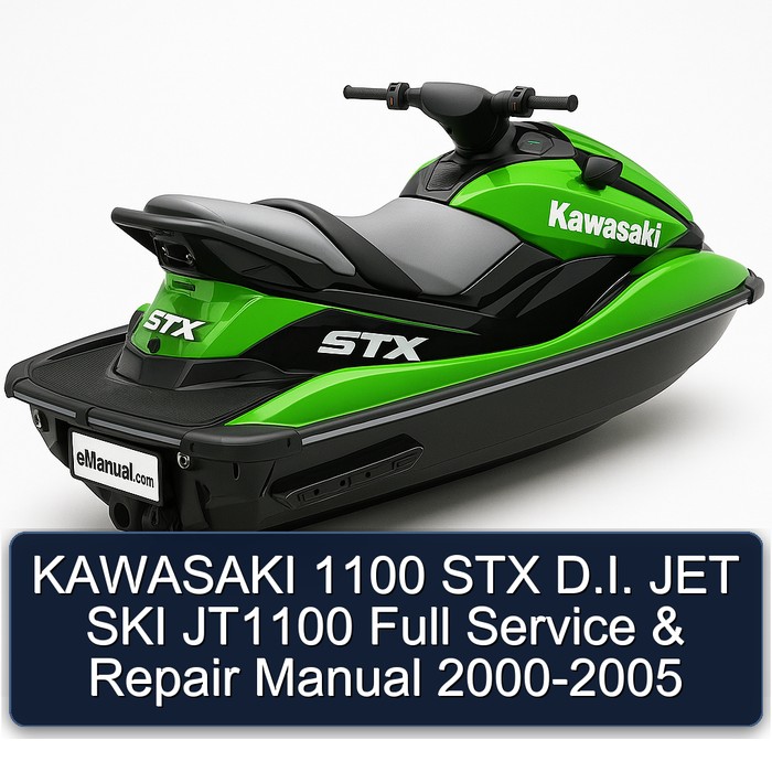 KAWASAKI 1100 STX D.I. JET SKI JT1100 Full Service & Repair Manual 2000-2005