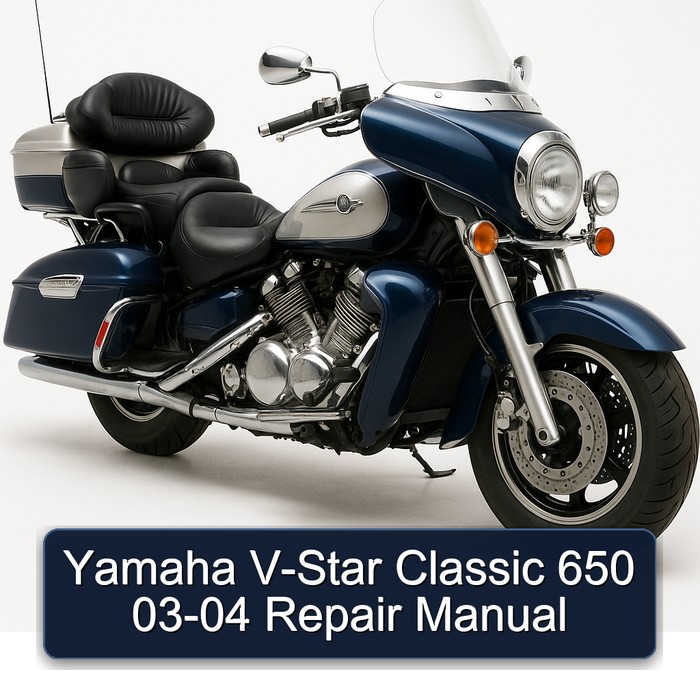 Yamaha V-Star Classic 650 03-04 Repair Manual