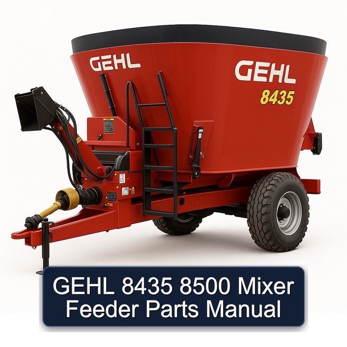 GEHL 8435 8500 Mixer Feeder Parts Manual 