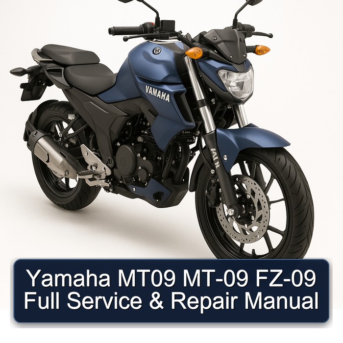 Yamaha MT09 MT-09 FZ-09 Full Manual de servicio y reparación