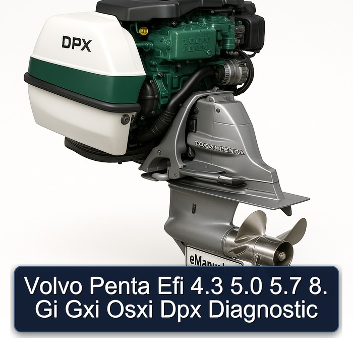 Volvo Penta Efi 4.3 5.0 5.7 8. Gi Gxi Osxi Dpx Diagnostic