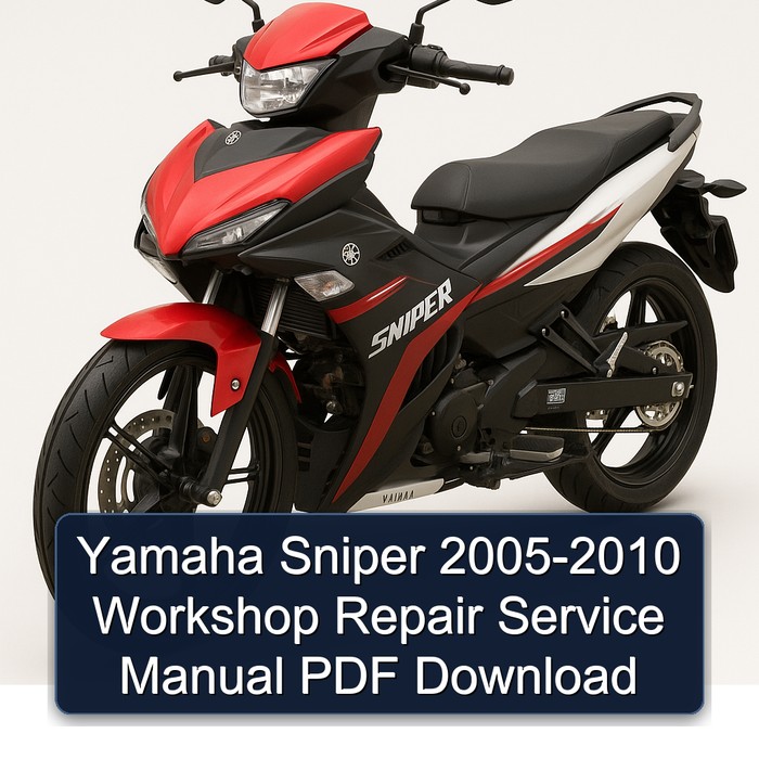 Yamaha Sniper 2005-2010 Workshop Repair Service Manual PDF Download