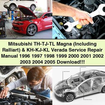 Mitsubishi TH-TJ-TL Magna (Including Ralliart) & KH-KJ-KL Verada Manual de servicio y reparación 1996 1997 1998 1999 2000 2001 2002 2003 2004 2005