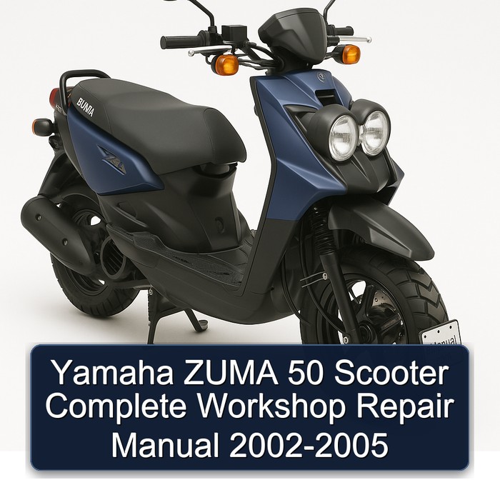 Yamaha ZUMA 50 Scooter Complete Workshop Repair Manual 2002-2005 