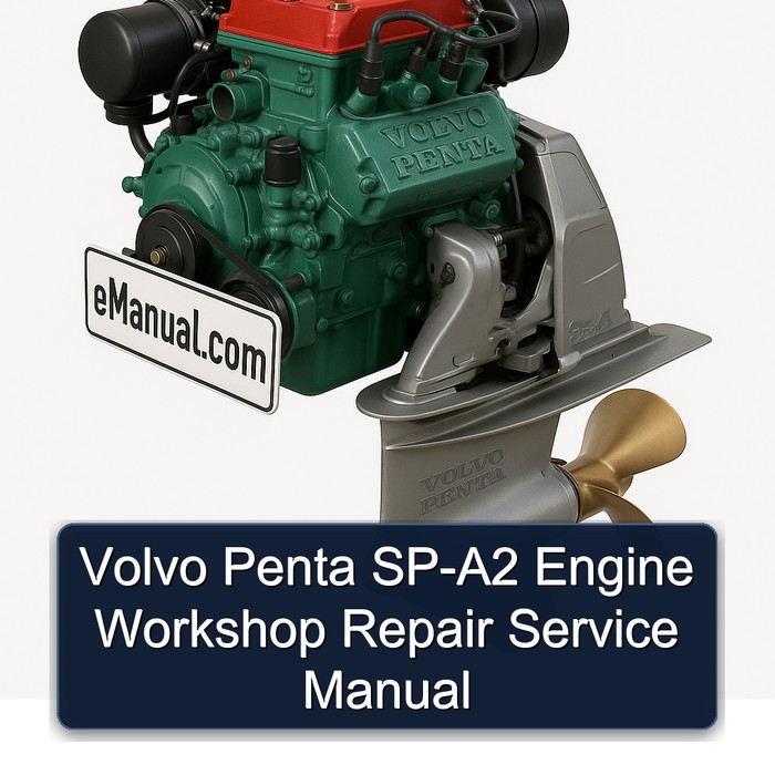 Volvo Penta SP-A2 Engine Workshop Repair Service Manual
